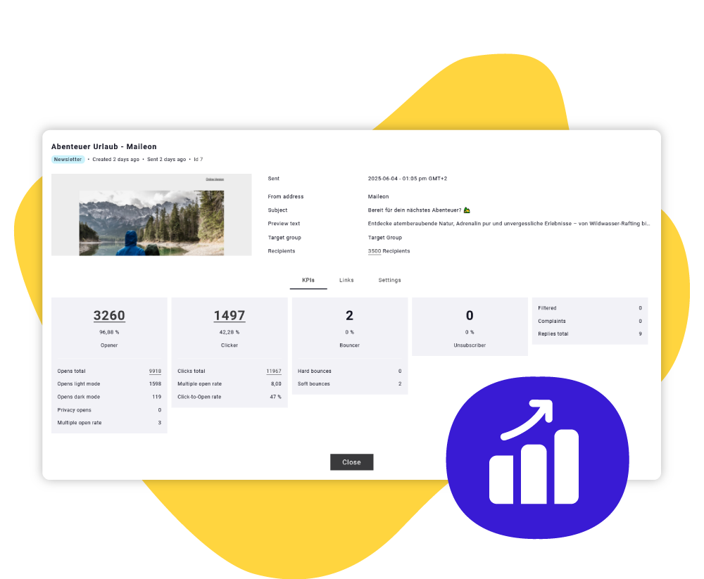 Maileon-Interface_Reporting